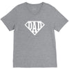 super dad diamond superhero V-Neck Tee