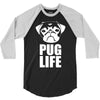 pug life dog tee new 3/4 Sleeve Shirt