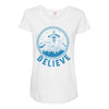 alien up Maternity Scoop Neck T-shirt
