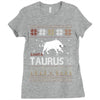 santa taurus christmas ugly t shirts Ladies Fitted T-Shirt