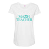 math teacher pi Maternity Scoop Neck T-shirt