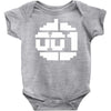 paradroid retro commodore 64 8 bit gamer Baby Onesie