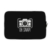 oh snap Laptop sleeve