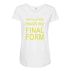 final form Maternity Scoop Neck T-shirt