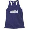 the walking dead horror zombie Racerback Tank