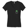 Alien Pocket Women's V-Neck T-Shirt