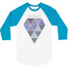diamond 3/4 Sleeve Shirt