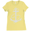 anchors aweigh Ladies Fitted T-Shirt