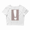 exclamation box Crop Top