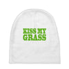 kiss my grass Baby Beanies