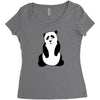crying panda Women's Triblend Scoop T-shirt