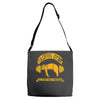 sloths gym   train hard tomorrow Adjustable Strap Totes