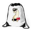 noodle the world Drawstring Bags