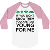 if you dont know them 3/4 Sleeve Shirt