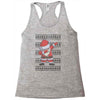 ugly santa dabbing Racerback Tank