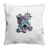 summer cthulhu Throw Pillow