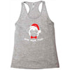bah hum pug scrooge grinch christmas Racerback Tank
