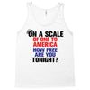 on a scale of one to america how free are you tonight Tank Top