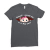 May Peeking Out Baby Girl Ladies Fitted T-Shirt