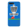 disc golf frisbee leaning on target basket innova iPhone 7 Plus Case