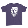 v per vendetta face film horror cinema&amp;tv Youth Tee