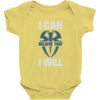 i can  i will Baby Onesie