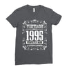 vintage made in 1995 perfectly aged a living legend Ladies Fitted T-Shirt