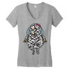 mummy invasion Women's V-Neck T-Shirt