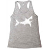 shark 'bite me' Racerback Tank