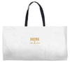 drunk in love Weekender Totes