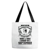 Never Underestimate Old Man Who Was Born September Tote Bags
