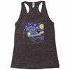 tardis starry night Racerback Tank