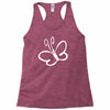 butterfly sticker vinyl Racerback Tank