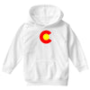 colorado flag Youth Hoodie