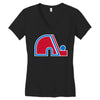 quebec nordiques Women's V-Neck T-Shirt