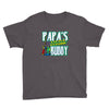 papa's little fishin buddy Youth Tee