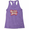 guitar hero logo Racerback Tank