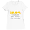 father's day grandpa gift funny grandpa shirt birthday gift for grandp Ladies Fitted T-Shirt