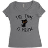 Meow Women's Triblend Scoop T-shirt