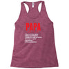 Papa Noun Definition Racerback Tank