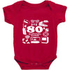 80s survival guide cassette high Baby Bodysuit