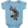 deathstroke marron Baby Bodysuit