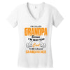 grandpaI'm Called Grandpa Because I'm Way Too Cool To Be Called Grandf Women's V-Neck T-Shirt