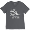 i'd rather be at the beach V-Neck Tee