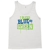 i bleed blue and green Tank Top