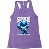 skinhead a way of life blue ideal birthday gift present. Racerback Tank
