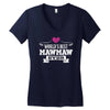 World's Best Mawmaw Ever Women's V-Neck T-Shirt