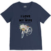 i love when my wife lets me buy another bike V-Neck Tee