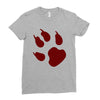 animal feet Ladies Fitted T-Shirt
