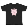 cute surprised pig pig Toddler T-shirt